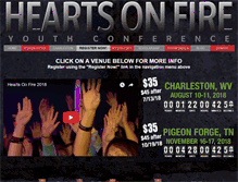 Tablet Screenshot of heartsonfireministries.org